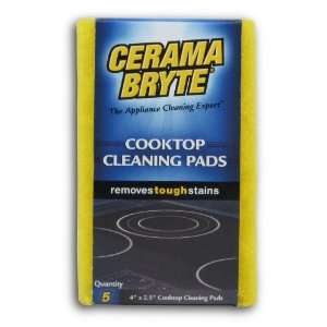  Cerama Bryte Cooktop Cleaning Pads, 5 Count