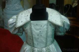 FLOWER GIRL PAGEANT PRINCESS PARTY HOLIDAY DRESS 2668 WHITE SIZE 4 6 