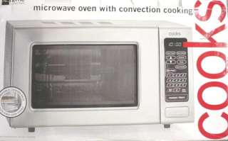 Cooks ~ Microwave Oven w/Convection Cooking   NEW  
