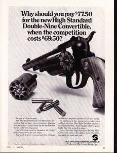 High Standard Sporting Firearms AD  Double Nine Convert  