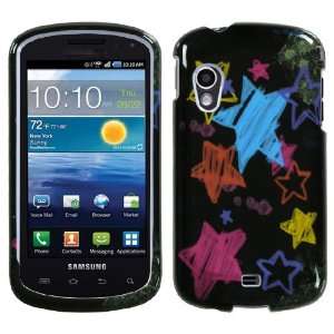 SAMSUNG I405 (Stratosphere) Case Chalkboard Star Black Phone Protector 