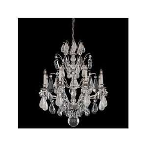   Light Chandelier Finish Cypress, Crystal Color Strass Silver Shade