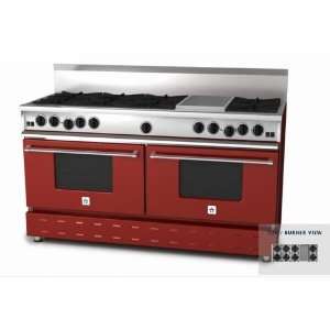   Inch Propane Gas Range With 12 Inch Charbroiler   Ruby Red Appliances