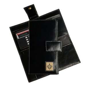    New Orleans Saints Leather Checkbook Cover