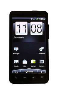 HTC EVO 4G   1GB   Black Cricket Smartphone  