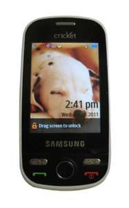 Samsung SCH R631 Messager Touch   White Cricket Cellular Phone  