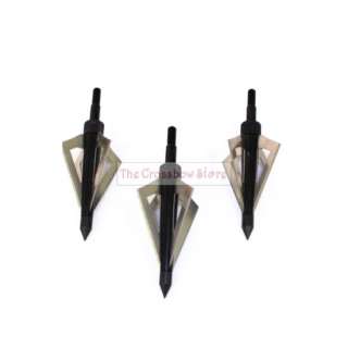 Lot of 9 4 Blade Broadheads Tips for Crossbow Arrows  