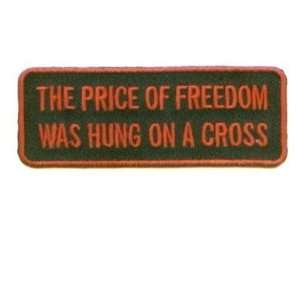   Of Freedom Hung Christian Embroidered Biker Patch 
