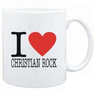    Mug White  I LOVE Christian Rock  Music