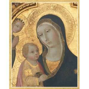 Caspari Holiday Boxed Note Cards, The Virgin and Child with Blessing 
