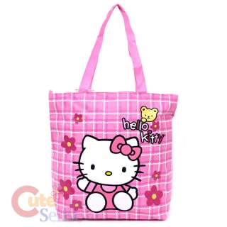 Sanrio Hello Kitty School Tote Bag Diaper Bag Pink Teddy Bear 1