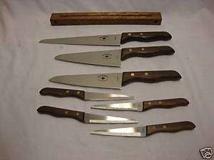 VINTAGE GOURMET SUPREME STAINLESS CUTLERY 8 PC. SET  