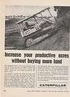 Vintage 1967 2 pgs CATERPILLAR D4D CRAWLER TRACTORS Advertisement