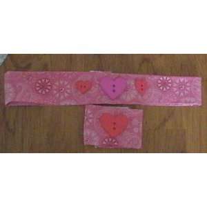   and Beauty Supplies Set of 2 Handcrafted Fabric Headband & Bracelet