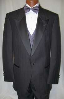 Dark Grey Starlight Tuxedo Jacket 39 Long