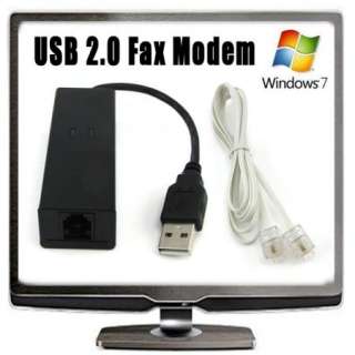 External USB Fax/Voice Dial Up Modem 56K V.92/V.90  