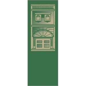  30 x 60 in. Seasonal Banner Old Downtown Building Health 