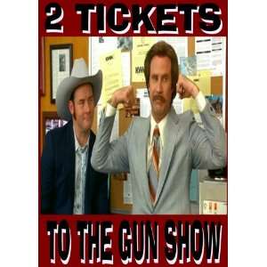   Tickets To Gun Show Funny Comedy Movie Tshirt Small 
