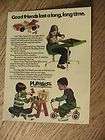 1974 PLAYSKOOL ADVERTISEMENT TAKE APART CAR AD TOYS BOY
