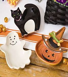 Longaberger Halloween Party Dishes (Set of 3)  