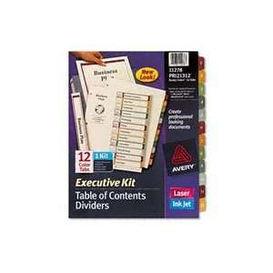 Products   Avery   Ready Index Contents Dividers, 12 Tab, 1 12, Letter 