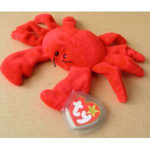  TY Beanie Babies Digger the Crab Stuffed Animal Plush Toy 