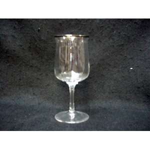    LENOX WATER GOBLET, SLIGHT DESIRE CRYSTAL WEAR 