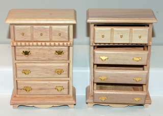 Dollhouse Doll House 5 Dressers Dresser Lot & Moving Parts By 