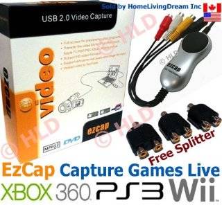 EzCap USB 2.0 Audio Video Capture Card Device Transfer Live Games from 