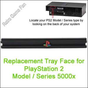 PlayStation 2 PS2 Replacement DVD Front Disc Tray Face Plate Bezel 