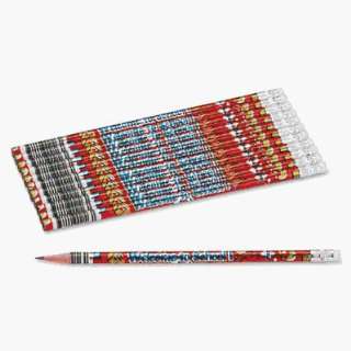  Moon Products Decorated Wood Pencil, Welcome To School, HB 