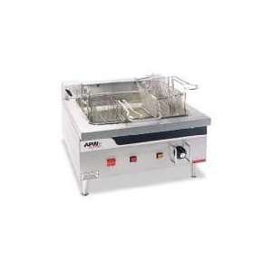  APW 30 Lb Electric Commercial Counter Top Deep Fryer   24 