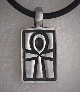 Ankh Egyptian Cross of life Pagan Magic Pewter Pendant  