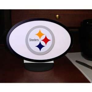   Steelers Desk Display of Logo Art with Stand