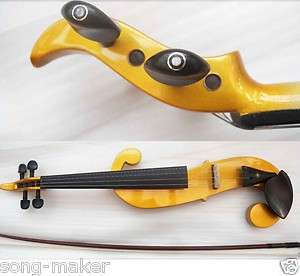 Full Size New Electric violin Powerful Sound silent High quality 