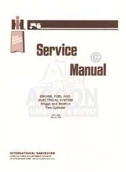 IH CUB CADET 582 Engine Fuel Electrical Service Manual  