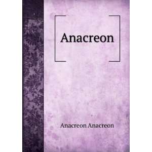  Anacreon (Ancient Greek Edition) Anacreon Books
