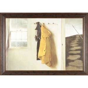  Squall Andrew Wyeth Rain Coat Home Gallery Quality Framed 