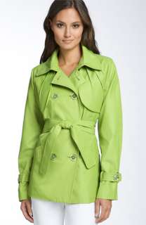 Impermeable Platinum by Weatherproof® Short Double Breasted Trench 