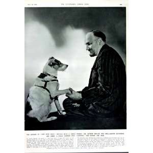  1949 DR ARTHUR BRYANT HISTORIAN JIMMY TERRIER DOG