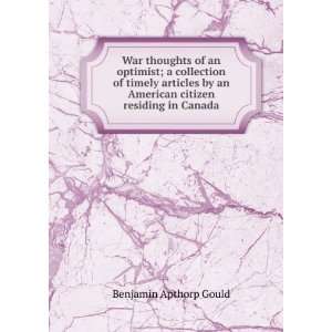   an American citizen residing in Canada Benjamin Apthorp Gould Books