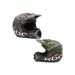  KBC DRT X Mad Dog Youth Helmet Large Green Automotive