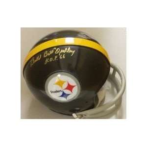 Bill Dudley Autographed Pittsburgh Steelers Mini Football Helmet with 