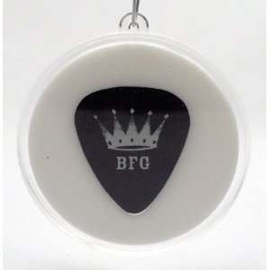 ZZ Top Billy Gibbons BFG Guitar Pick With MADE IN USA Christmas Tree 