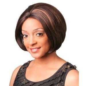   SYNTHETIC LACE FRONT WIG ML74 #4 MEDIUM BROWN SHORT BOB STYLE Beauty