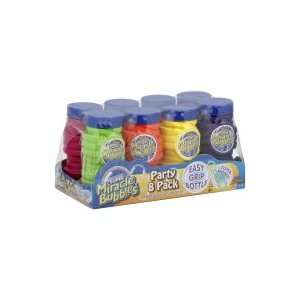  Super Miracle Bubbles 8 Count, 4 Fl Oz Bottles, with Wands 
