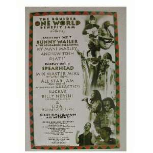 Bunny Wailer Spearhead Handbill Poster