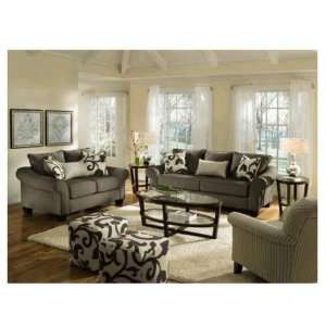  Colette Grey 2 PC Sofa & Loveseat Package
