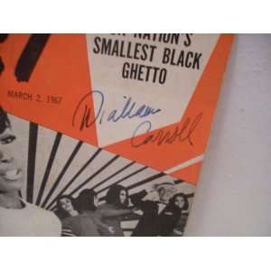 Carroll, Diahann Jet Magazine Signed Autograph March 2 1967