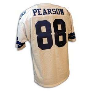 Drew Pearson Signed Dallas Cowboys Throwback White Jersey